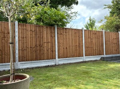 Brown Feather Edge Fence Panels (Closeboard)