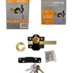 GateMate Premium Long throw lock - Double locking 70mm (Key both sides)