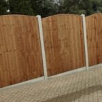 Bow Top Feather Edge Fence Panels (Closeboard)